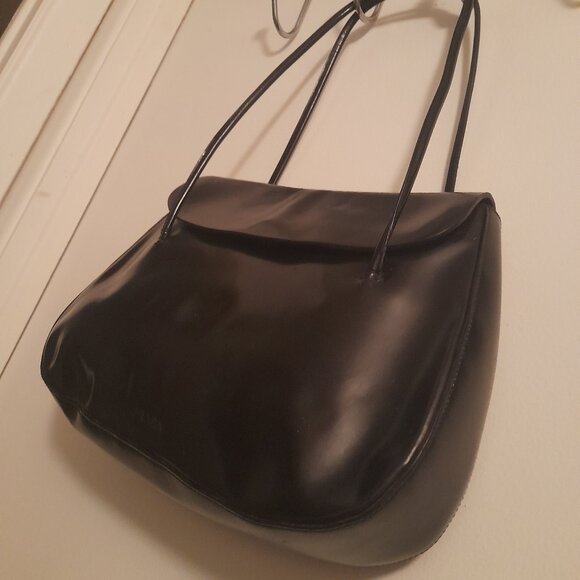 Authentic Prada Spazzolato Leather Flap Shoulder Purse. - Picture 12 of 17